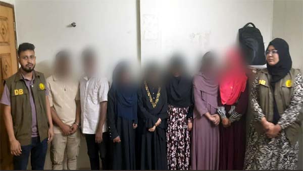 সিলেটে ৭ তরুণ-তরুণী আটক, হোটেল সিলগালা