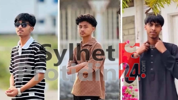 গোয়াইনঘাটে সড়ক দু-র্ঘ-ট-নায় তিন স্কুলছাত্র নি-হ-ত