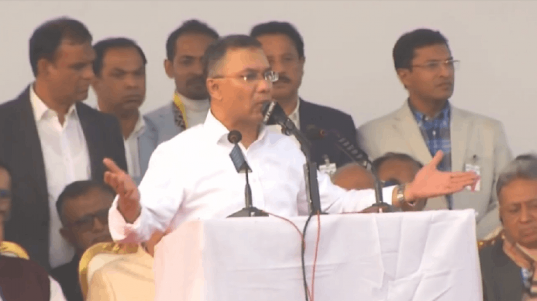 বাংলাদেশের মানুষ কথা বলার অধিকার ফিরে পেতে চায়: তারেক রহমান